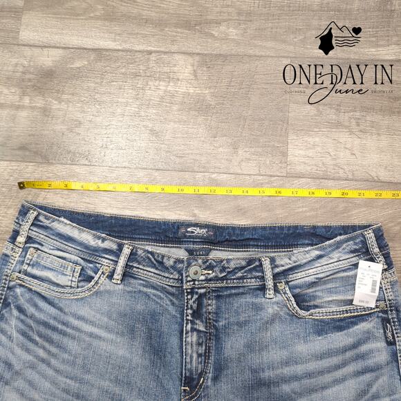 Silver Jeans Co Plus Size Suki Capri Jeans Size 24 - Picture 3 of 6